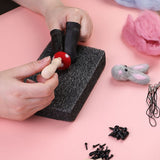 HULIANFU LMDZ 72 Colors Wool Felting Kit Needle Felting Tools DIY Handle Wool Felt Toys Making Fabric Materials Handcraft For Beginners