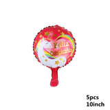 HULIANFU Pink Pony Horse Balloons Helium Unicorn Foil Balloon Kids Toys Wedding Birthday Baby Shower Animal Party Decoration Supplies