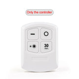 HULIANFU LED Light COB Under Cabinet Light Night Light Wireless Remote Control Dimmable Wardrobe Lamp 3W Super Bright Closet Lighting
