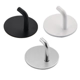 HULIANFU Wall Hook Storage Hanger 304 Stainless Steel Wall Hook Self-adhesive Towel Key Umbrella Hanger Hook for Kitchen Bathroom