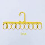 HULIANFU Magic 9-hole Support Circle Clothes Hanger Clothes Drying Rack Multifunction Plastic clothes rack Home Storage Hangers