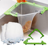 HULIANFU Kitchen Triangular Sink Strainer Drain Vegetable Fruit Drainer Basket Suction Cup Rack For Kitchen Storage Sink Filter Shelf