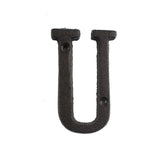 HULIANFU Metal Letters Numbers Cast Iron Decoration House Sign Doorplate DIY Cafe Wall CLH@8
