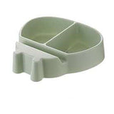 HULIANFU Plates For Food Creative Shape Lazy Snack Bowl Plastic Double Layers Snack Storage Box Bowl Lazy Fruit Plate Bowl Artifact Plate