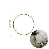 HULIANFU Wedding Decoration 10-40cm Rattan Wreath Metal Hoop Wreath Decor Floral Hoop Christmas Decor for Home Hanging Artificial Flower