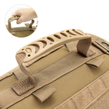 HULIANFU Tactical Dog Harness Pet Military Training Dog Vest German Shepherd Dog Harness Molle Vest For Medium Large Dogs