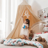 HULIANFU Kids Mosquito Net Baby Crib Curtain Hanging Tent Home Decoration Living Room Bedroom Corner Bed Decor Girl Princess Mosquito Net