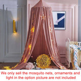 HULIANFU Kids Mosquito Net Baby Crib Curtain Hanging Tent Home Decoration Living Room Bedroom Corner Bed Decor Girl Princess Mosquito Net
