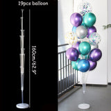 HULIANFU Table Balloon Arch Set Ballon Column Stand for Wedding Birthday Party Decorations Kids Balloons Accessories Christmas Decor ball