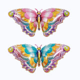 HULIANFU New Beautiful Butterfly Aluminum Foil Balloon Happy Birthday Children  Gift Valentine  Day Party Wedding Scene Decoration