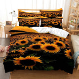 HULIANFU Sunshin Coconut Tree Bedding Set Duvet Cover Set 3d Bedding Digital Printing Bed Linen Queen Size Bedding Set Fashion Design