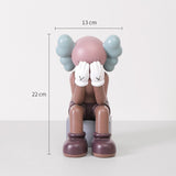 HULIANFU Violent bear statue Tidy Bear Statue With Metal Tray Storage Keys, Candy, Friut Home Ornaments Decoration Table Room Decorations