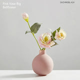 HULIANFU Modern Home Decor Glass Vase Minimalism Living Room Decoration Accessories Vase Decoration Household Flower Vases Gifts
