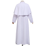 Clergy Men Cassock Priest Costume Bishop Roman Catholic Church Soutane Pope Pastor Father Mass Missionary Robes Outfit