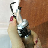HULIANFU Olive Bottle Sprayer Spout Liquor Oil-Dispenser For Oil Wine Pourers Flip Top Stopper Kitchen Tools Wine Bottles Spout