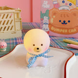 HULIANFU W&amp;G Kawaii Night Light Cartoon Creative Night Light Unplugged Bunny Decoration Bedroom Bedside Lamp Desk Lamp Home Decoration