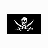 HULIANFU   Yehoy hangiing 90x150cm Skull and Cross Crossbones Sabres Swords Jolly Roger pirate Dead Man  Chest Flags