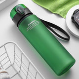 HULIANFU Water Bottle Sport Frosted Tour Outdoor Leak Proof Seal Child School Water Bottles for Children Kids Tritan Drinkware BPA Free
