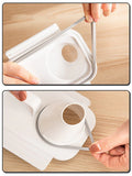 HULIANFU Multi-Use Laundry Powder Detergent Dispenser Food Grains Rice Storage Container Pour Spout Measuring Cup Detergent Box