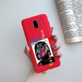 HULIANFU Phone Case for Cover Samsung Galaxy J6  case For Coque Fundas Samsung J6  J 6 Plus  Cases Silicone Soft Back Cover