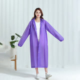 HULIANFU Reusable Thicken Women Men Rain Coat Waterproof Jacket Poncho Cloak Hood Hoodie Suit Raincoat For Tourism Fishing Cycling Hiking