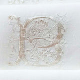 HULIANFU Letters Embroidery  Table Napkin  White Wedding Party Holiday  Decorative  Towel  Rectangular  Hand Towels