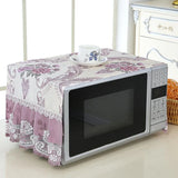 HULIANFU Microwave Oven Dust Cover Oil-proof Natural Material Breathable Protection With Storage Bag   Kitchen Supplies