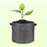 HULIANFU Planting Bag Black/Grey Potato Fabric Vegetable Seedling  growing pot garden tools 1-15 Gallon Eco-Friendly Grow bag