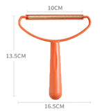 HULIANFU Portable Lint Remover Pet Hair Remover Brush Manual Lint Roller Sofa Clothes Cleaning Lint Brush Fuzz Fabric Shaver Brush Tool