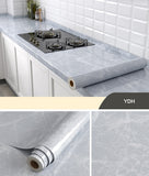 HULIANFU Kitchen Oil-proof Transparent Film Thick Self Adhesive Waterproof Countertop Furniture Marble Wallpaper Bathroom Decor Stickers