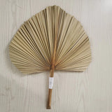HULIANFU Palm Fan Leaf Dried Flower Palm Leaf Window Reception Party Art Wall Hanging Decoration Wedding Arch Arrangement