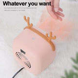 HULIANFU Portable Mini Heaters for Home Cute Electric Heaters Hot Fan Heater Plug in Winter Warmer Overheat Protection Small Warmer Mute