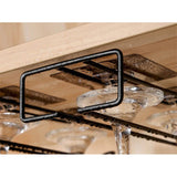 HULIANFU New Arrival Useful Iron Wine Rack Glass Holder Hanging Bar Hanger Shelf Stainless Steel Wine Glass Rack Stand Paper Roll Holder