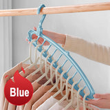 HULIANFU Joybos Clothes Hanger Closet Organizer Space Saving Hanger Multi-port Clothing Rack Plastic Scarf Storage hangers for clothes