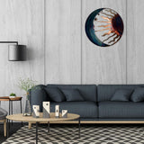 HULIANFU Sun Moon Wall Decoration Waterproof Durable Metal Home Pendant For Decorating House Yard And Elk For Garden