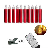 HULIANFU LED Candles Light Flameless Remote cвечи Velas شموع for Home Dinner Party Christmas Tree Candle Decoration Lamp Light New Years