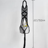 HULIANFU New arrival good quality handmade macrame plant hanger, pot holder  pot hanging  pot tray for garden for home