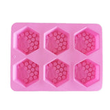 HULIANFU New 4 Cavity 3D Handmade Silicone Soap Molds Massage Therapy Bar Making Mould Tools DIY Oval Shape Soaps Resin Crafts