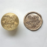 HULIANFU Wax Seal Stamp Retro Antique Sealing Wax Scrapbooking Stamps HEAD Wedding Decorative Metal Handle with love map Tree FLOWER ROSE