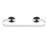 HULIANFU Magnetic Towel Bar Holder for Kitchen,Refrigerator, RV,Restroom,Bathroom Storage, Black or Silvery