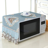 HULIANFU Microwave Oven Dust Cover Oil-proof Natural Material Breathable Protection With Storage Bag   Kitchen Supplies