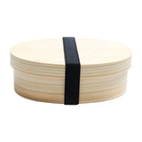 HULIANFU Wooden Lunch Box Picnic  Japanese Bento Box for School Kids Dinnerware Set with Bag&amp;Spoon Fork Chopsticks Round Square Lunch Box