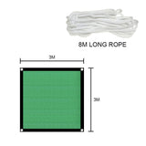 HULIANFU Waterproof Awnings Sun Shade Sail Sunshade Home Garden Patio Outdoor Canopy Pool Awning Camping Sun Shelter Tent Shade Supplies