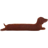 HULIANFU JOYLOVE 55~120cm Dachshund Dog Cushion Lovers Brown Cute British Short-legged Dachshund Dog Pillow Cushion Sofa Gift Plush doll