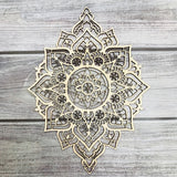 HULIANFU Tree of Life Wood Wall Hanging Laser Cut Wooden Wall Art Sacred Geometry Yoga Studio Unique Handmade Spiritual Gift Home Decor
