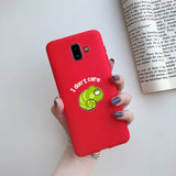 HULIANFU Phone Case for Cover Samsung Galaxy J6  case For Coque Fundas Samsung J6  J 6 Plus  Cases Silicone Soft Back Cover