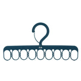 HULIANFU New Drying Rack Balcony Clothes Drying Rack Wall Mounted Clothes Drying Rack Bathroom Drying Rack Indoor Space Saving 8 Holes