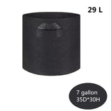 HULIANFU Planting Bag Black/Grey Potato Fabric Vegetable Seedling  growing pot garden tools 1-15 Gallon Eco-Friendly Grow bag