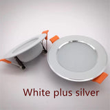 HULIANFU LED Downlight 5W 7W 9W 12W 15W 18W Recessed Round LED Ceiling Lamp AC 220V 230V 240V Indoor Lighting Warm White Cold White