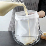 HULIANFU Soy Milk Wine Filter Bag Nut Milk Bag Tea Coffee Oil Yogurt Filter Net Mesh Kitchen Food Reusable Nylon Filter Bags Strainer